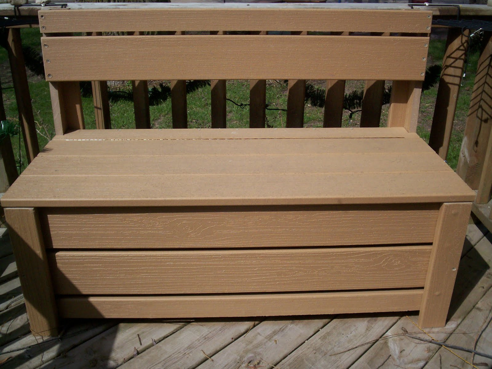 Deck Bench Storage
 TRU TALES FEATS DECK STORAGE BENCH