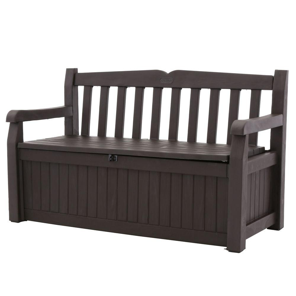 Deck Bench Storage
 Keter Eden 70 Gal Outdoor Garden Patio Deck Box Storage