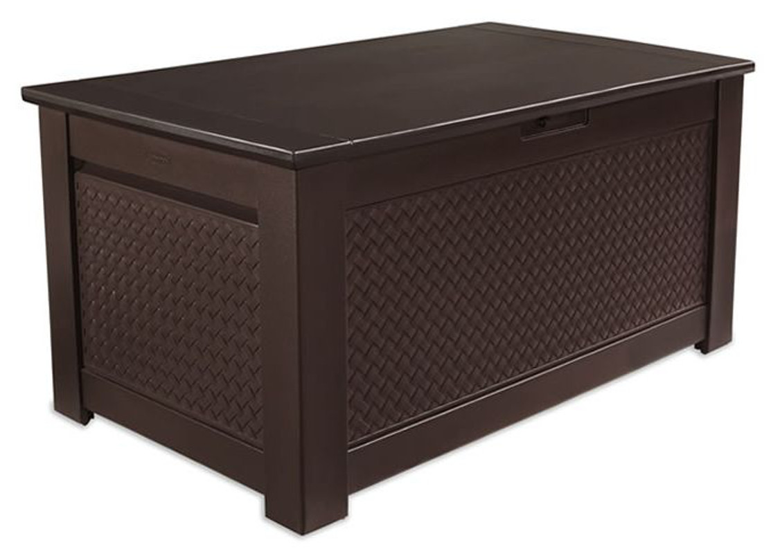 Deck Bench Storage
 Rubbermaid Patio Chic ™ Storage Bench Deck Box Outdoor