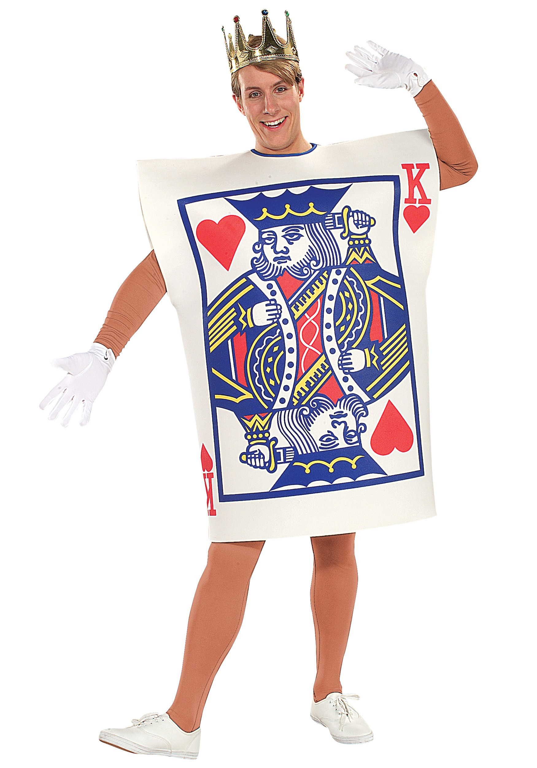 Deck Of Cards Halloween Costumes
 King of Hearts Card Costume