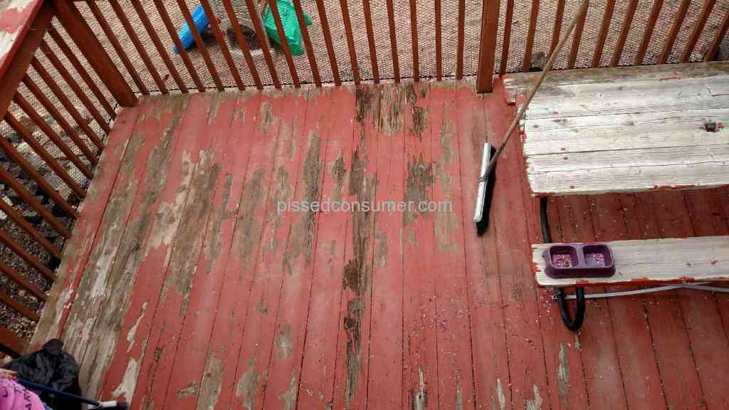 Deck Paint Reviews
 Behr Deckover Deck Paint Review from Eaton Colorado May