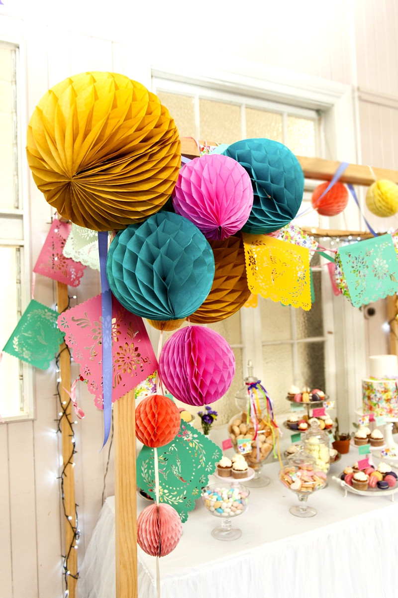 Decorating Ideas For A Summer Party
 A Bright & Colorful Summer Party Fiesta Party Ideas