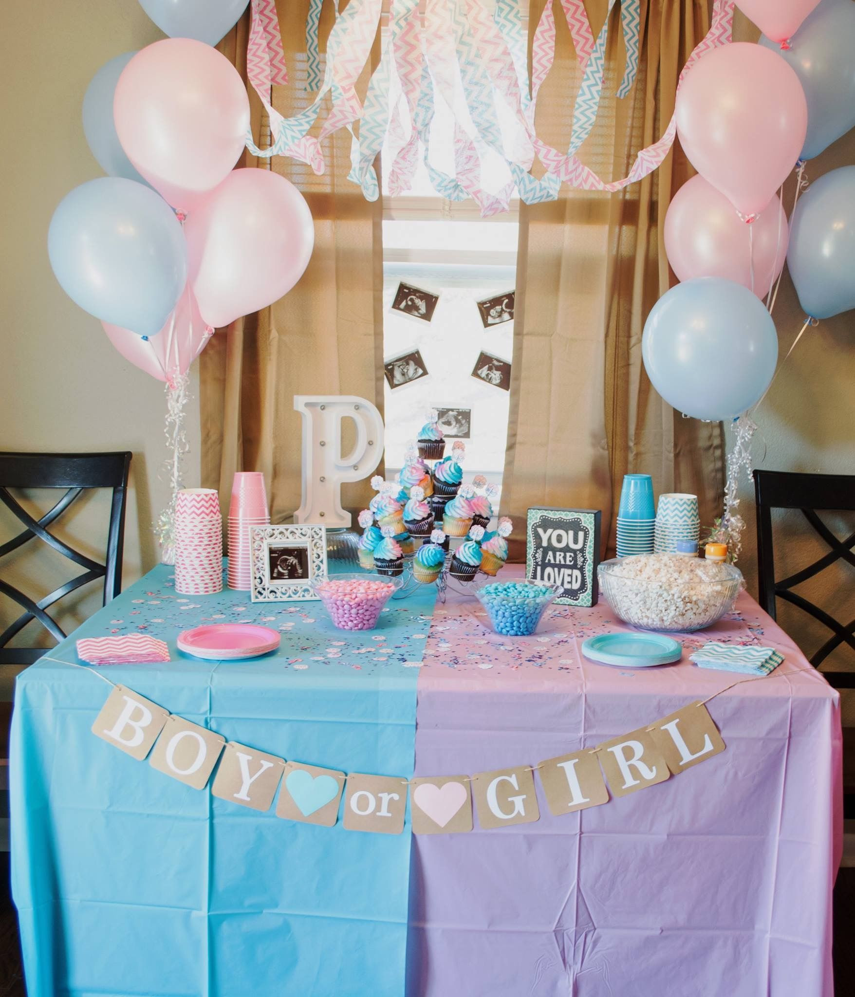 Decoration Ideas For Gender Reveal Party
 Gender Reveal Party 45 mybabydoo