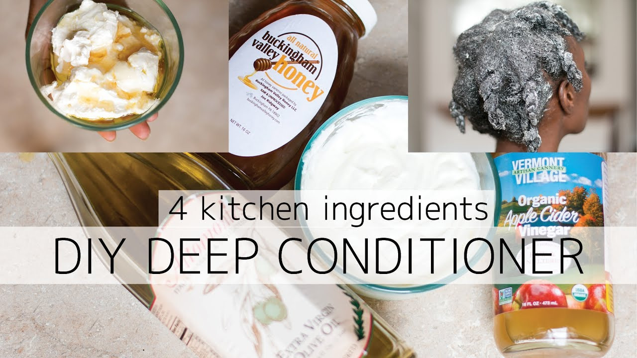 Deep Hair Conditioning DIY
 Homemade Deep Conditioner