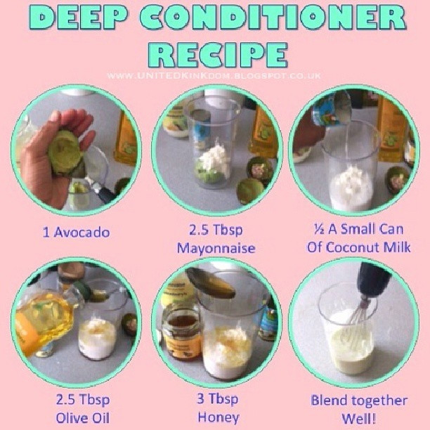 Deep Hair Conditioning DIY
 DIY Deep Conditioning s and for