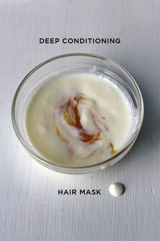 Deep Hair Conditioning DIY
 diy Deep Conditioning Yoghurt & Honey Hair Mask