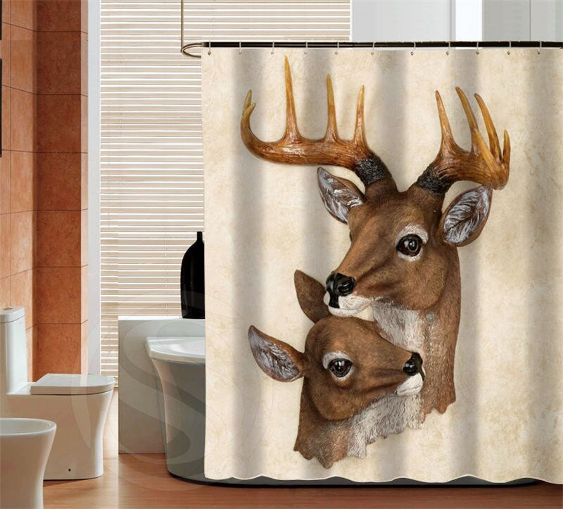 Deer Bathroom Decor
 Custom Deer Shower Curtain Best Bathroom Decor beautiful