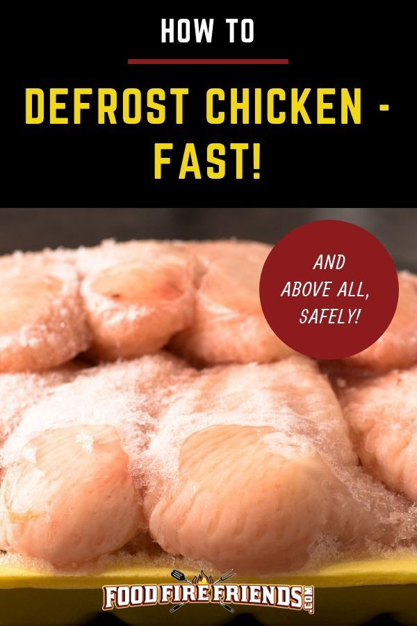 Defrost Chicken Thighs In Microwave
 How to Defrost Chicken Fast and all SAFELY in
