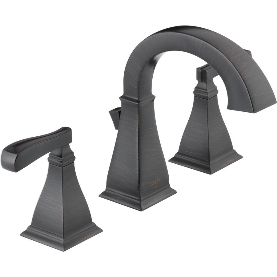Delta Bronze Bathroom Faucet
 Shop Delta Olmsted Venetian Bronze 2 Handle Widespread