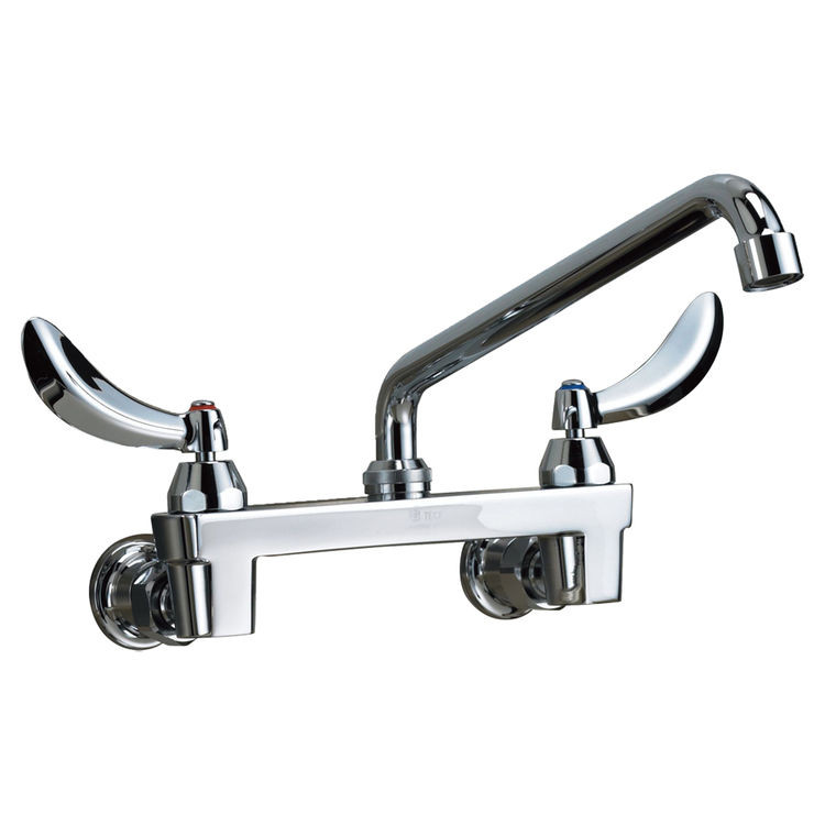 Delta Wall Mount Kitchen Faucets
 Delta 28C4434 mercial Two Handle Wall Mount Kitchen