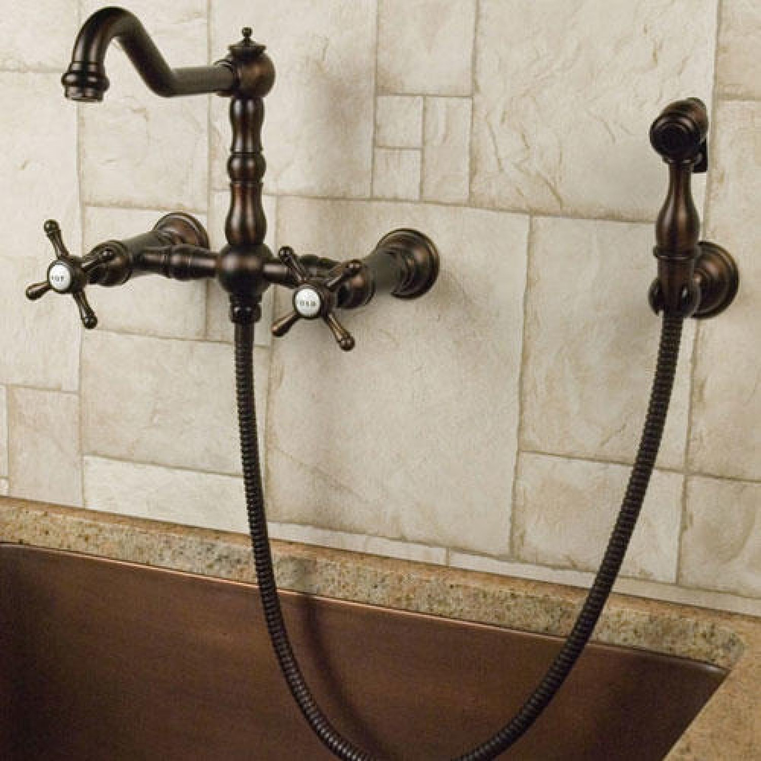 Delta Wall Mount Kitchen Faucets
 Delta Wall Mount Kitchen Faucet With Sprayer