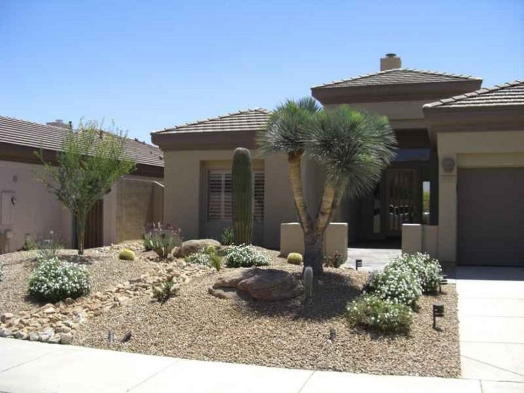 Desert Landscape Front Yards
 Desert Landscaping Ideas to Make Your Backyard Look