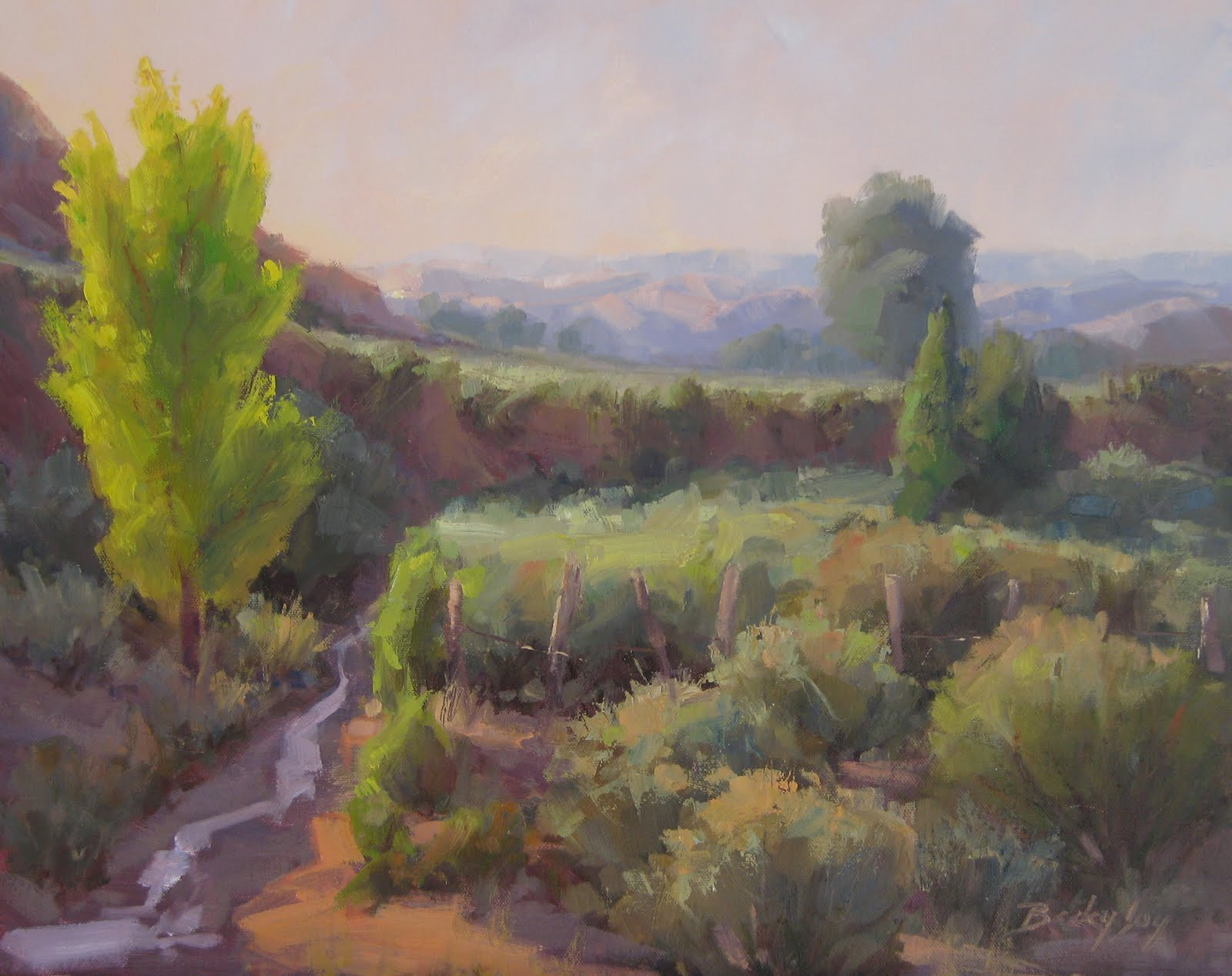 Desert Landscape Paintings
 Daily Painters of Arizona ZION desert oil landscape