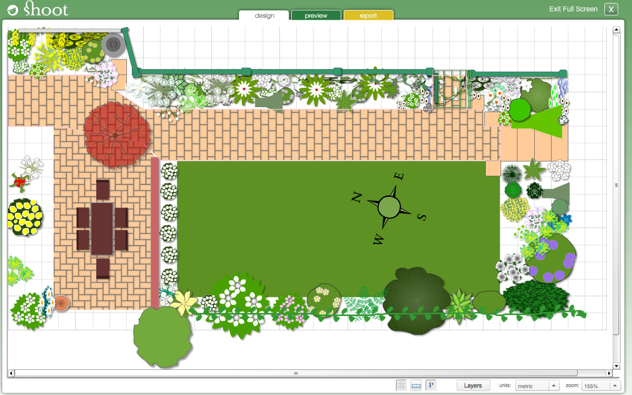 Design My Backyard
 My Garden Planner & Garden Design Software line Shoot