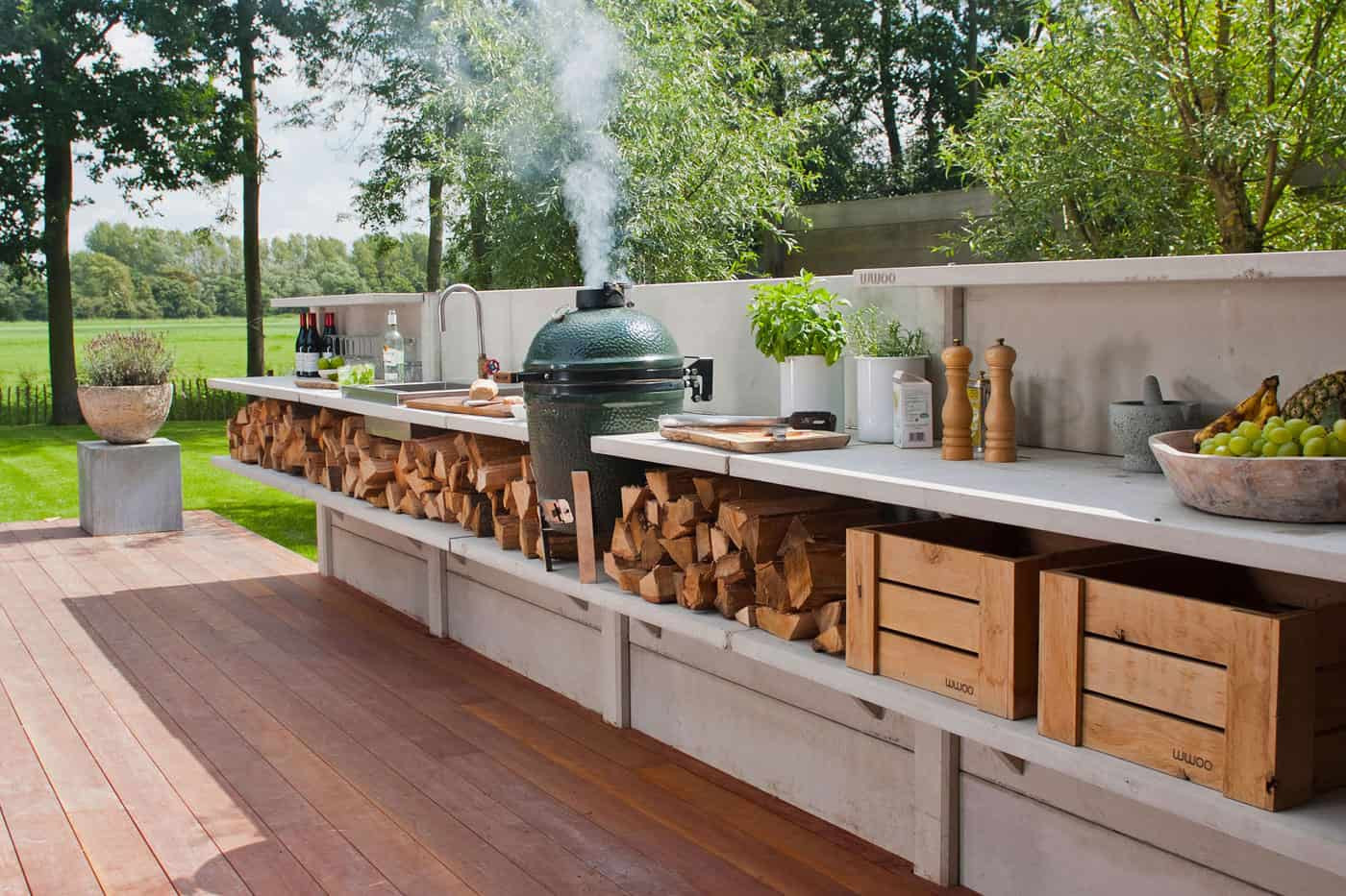 Design Outdoor Kitchen
 15 Outdoor Kitchen Designs That You Can Help DIY
