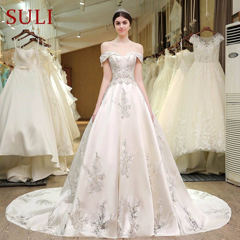 Designer Wedding Gowns
 Aliexpress Buy SL 83 Designer Wedding Bridal Gowns