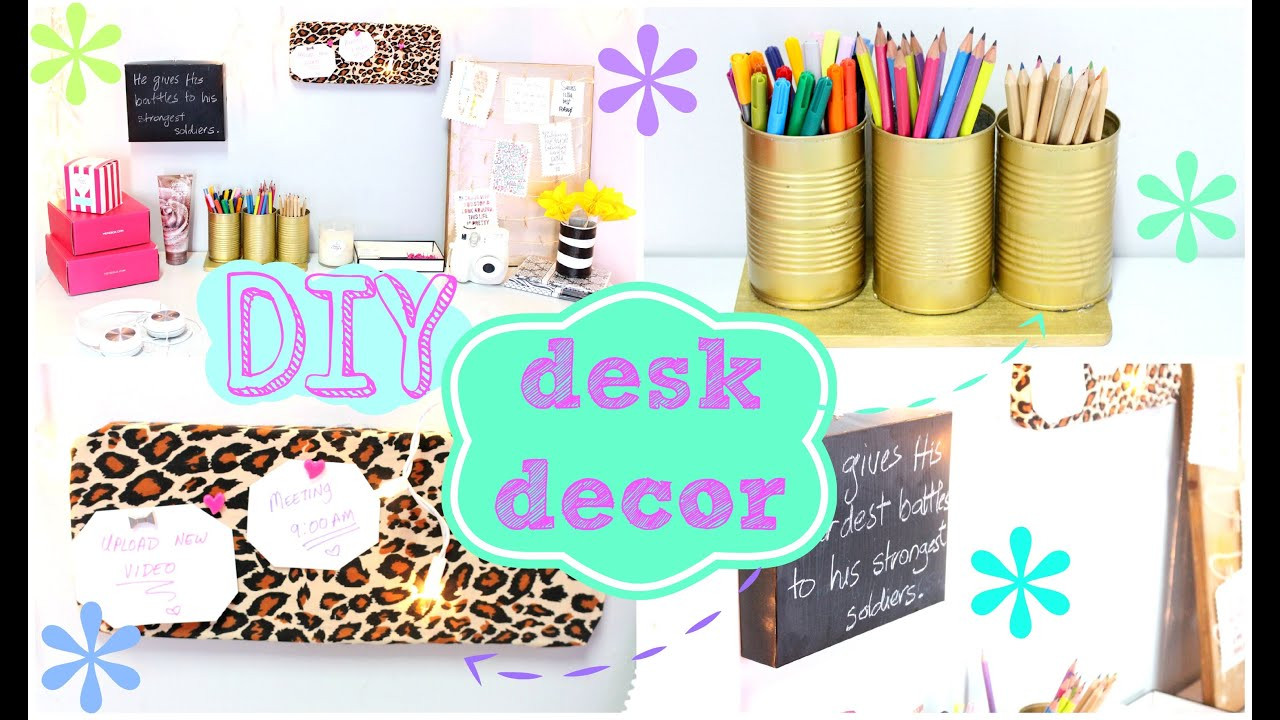 Desk Decor DIY
 DIY Desk Decor