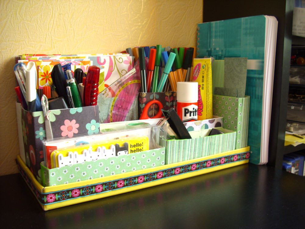 Desk Organizer DIY
 Boost Your Efficiency At Work With These DIY Desk Organizers