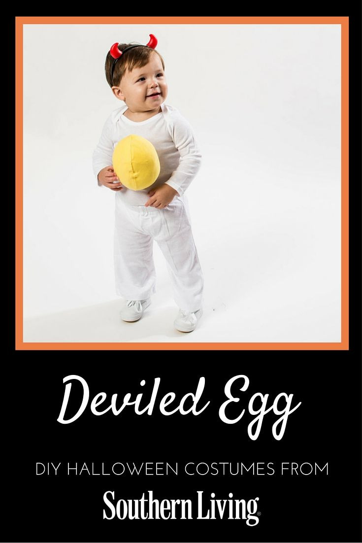 Deviled Egg Costume DIY
 Deviled Egg DIY Halloween Costumes for Kids