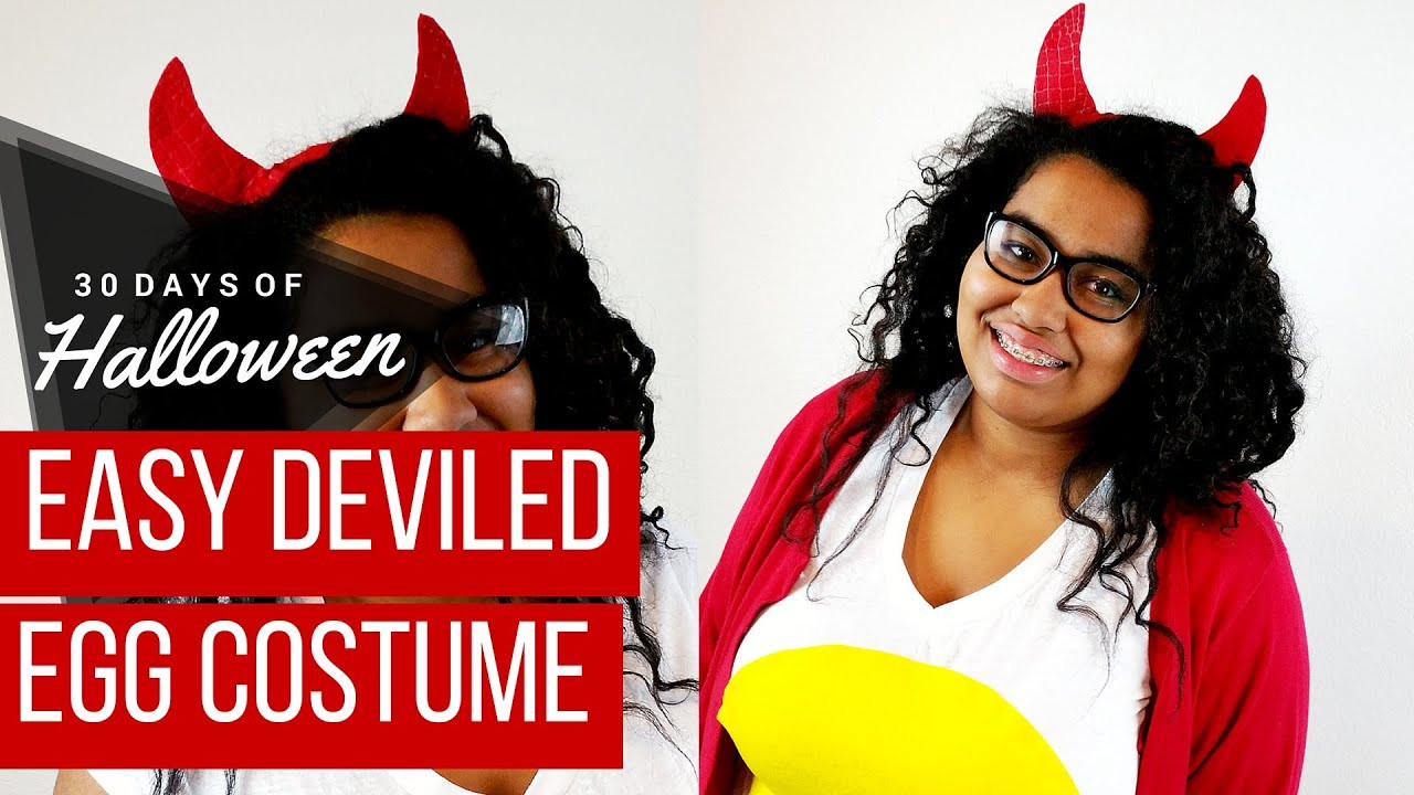 Deviled Egg Costume DIY
 DIY Deviled Egg Costume JPHalloween