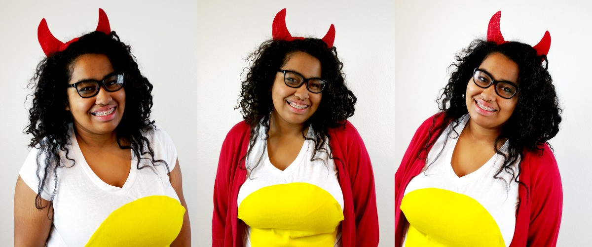Deviled Egg Costume DIY
 Last Minute Costume Idea DIY Deviled Egg Costume