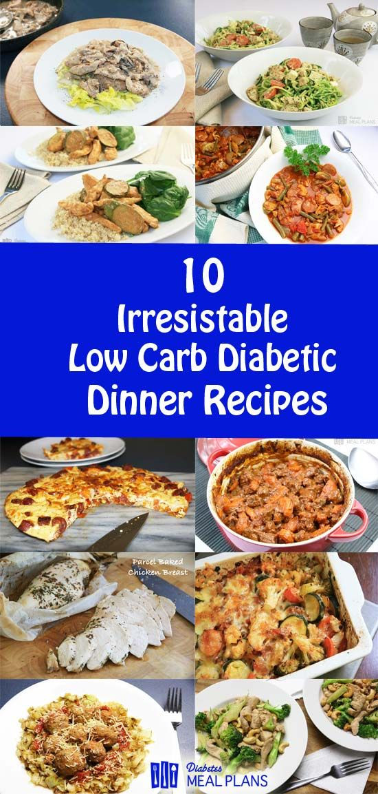 Diabetic Low Carb Recipes
 10 Low Carb Diabetic Dinner Recipes YUM