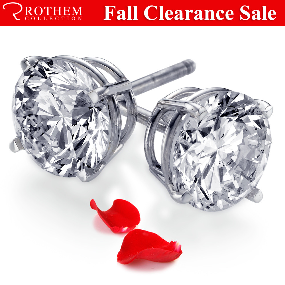 Diamond Earring Sale
 Fall Clearance Sale 1 04 carat I SI1 Diamond Stud Earrings