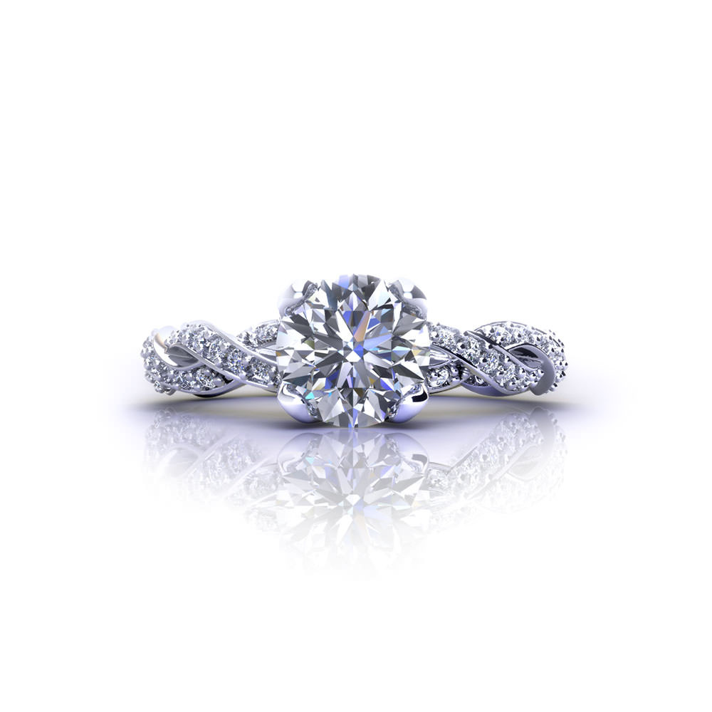Diamond Infinity Engagement Ring
 Diamond Infinity Engagement Ring Jewelry Designs