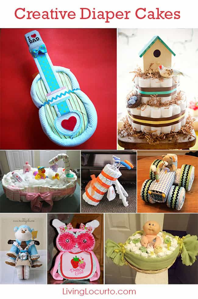 Diaper Baby Shower Gift Ideas
 15 Creative Diaper Cakes