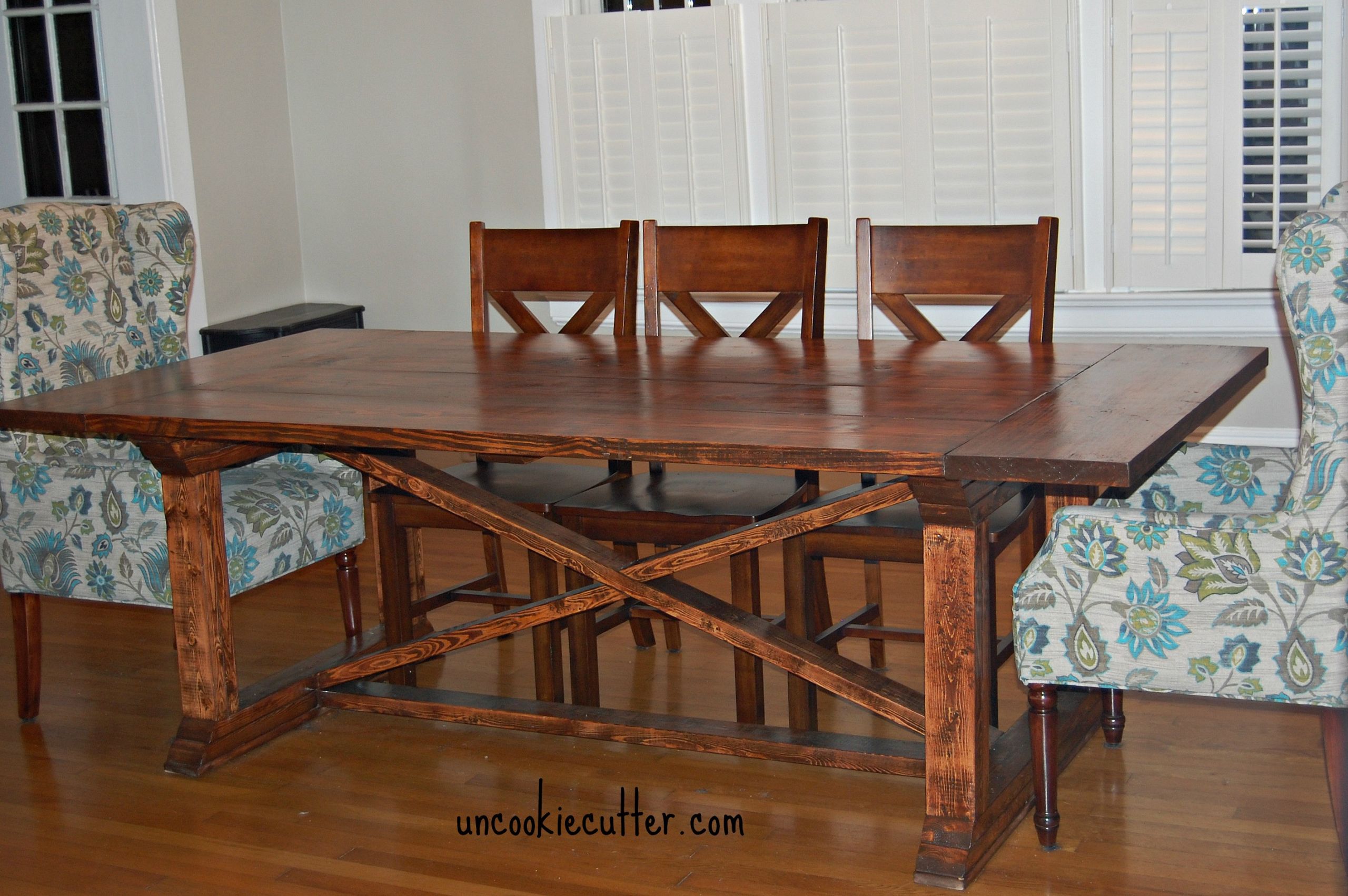 Dining Table DIY Plans
 DIY Table with a Removable Top