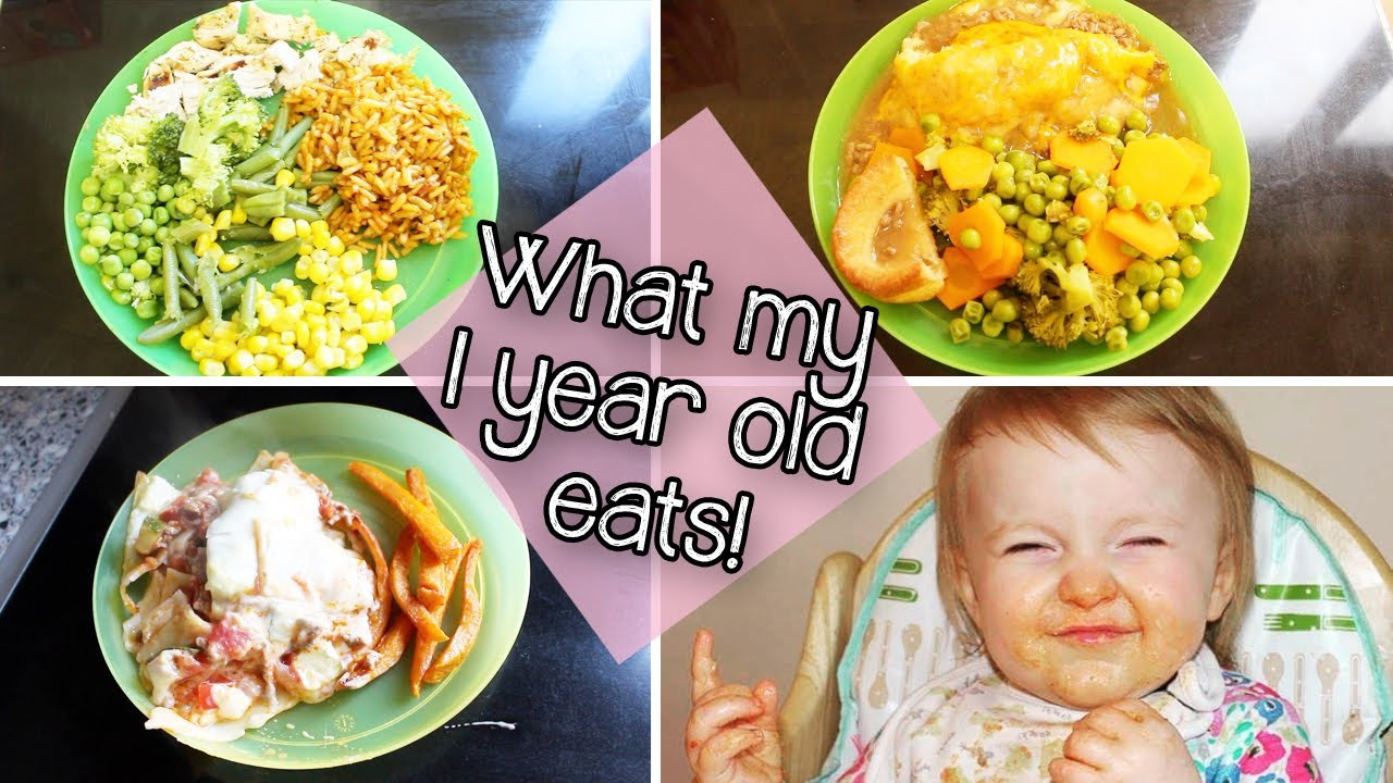 Dinner Ideas For 1 Year Old
 WHAT MY 1 YEAR OLD EATS