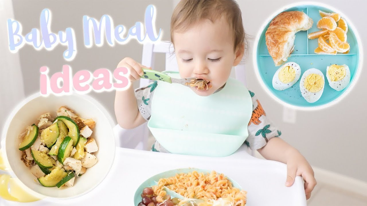 Dinner Ideas For 1 Year Old
 WHAT MY BABY EATS IN A DAY BABY MEAL IDEAS FOR 1 YEAR OLD