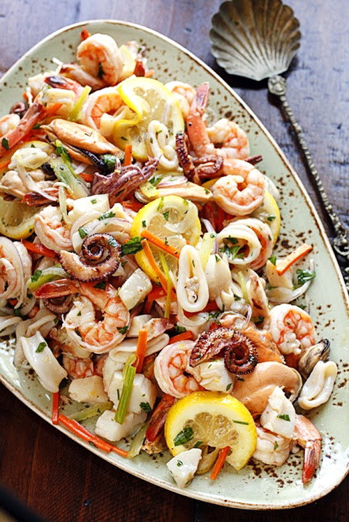 Dinner Party Menu Ideas Food
 Marinated Seafood Salad – Good For Health Party Menu