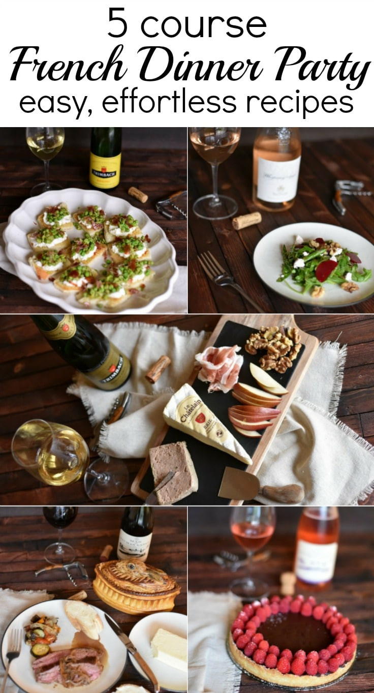 Dinner Party Menu Ideas Food
 How to host an EASY 5 Course French Dinner Party The