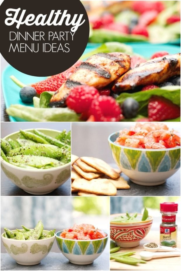 Dinner Party Menu Ideas
 Healthy Dinner Party Menu Ideas with McCormick FlavorPrint