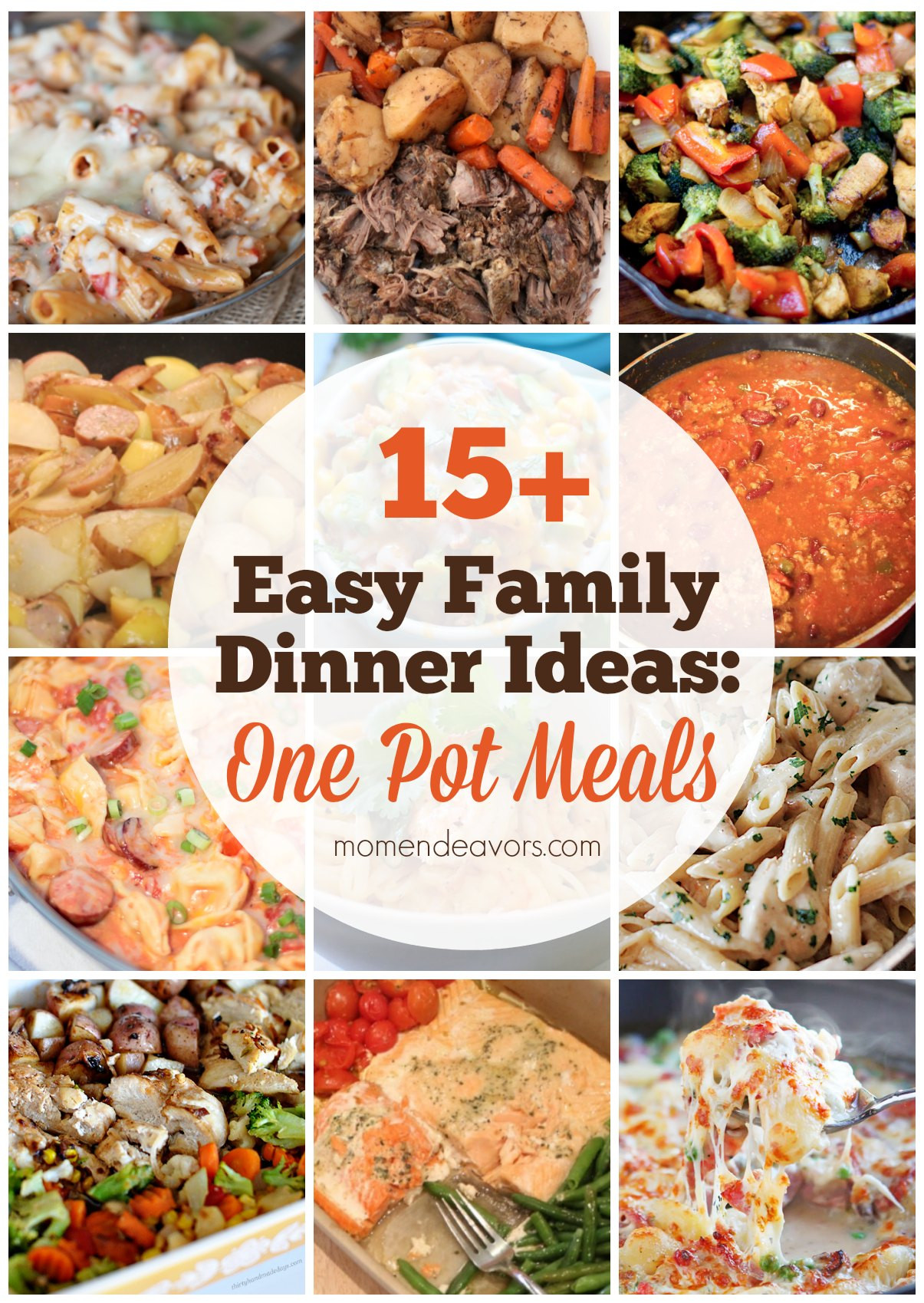 Dinners For One Ideas
 15 Easy e Pot Family Dinners