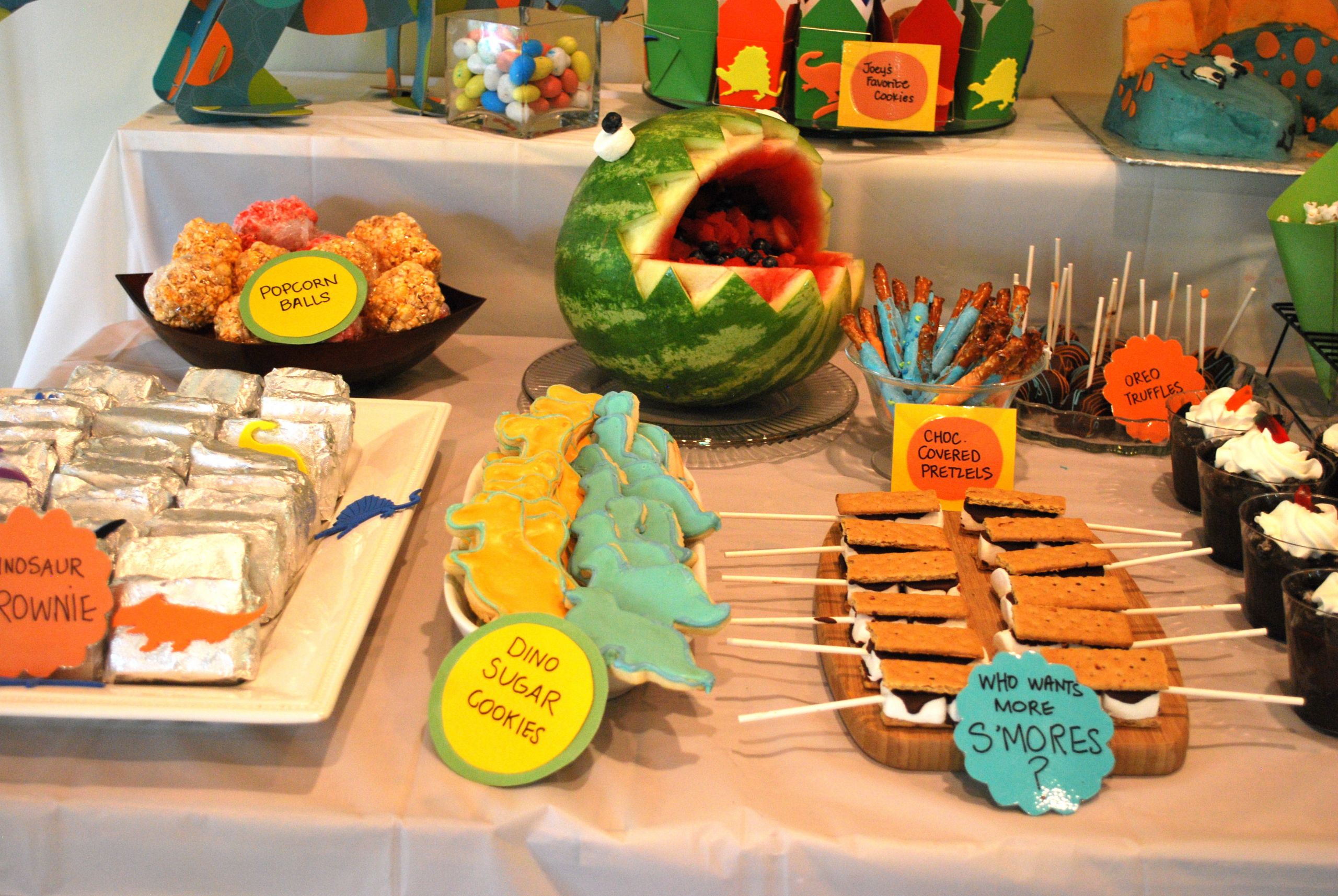 Dinosaur Party Food Ideas
 Dinosaur Themed Birthday Party