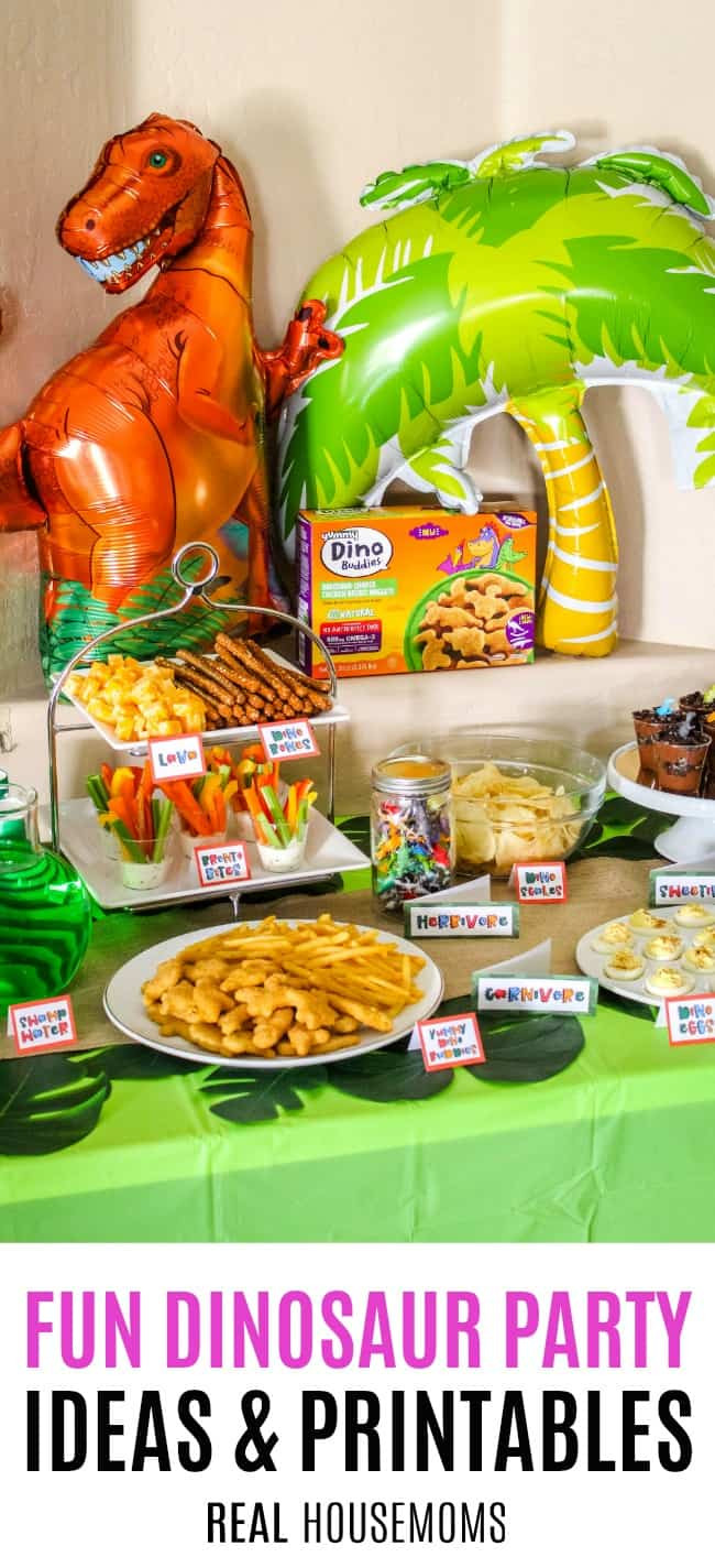 Dinosaur Party Food Ideas
 Fun Dinosaur Party Ideas & Printables ⋆ Real Housemoms