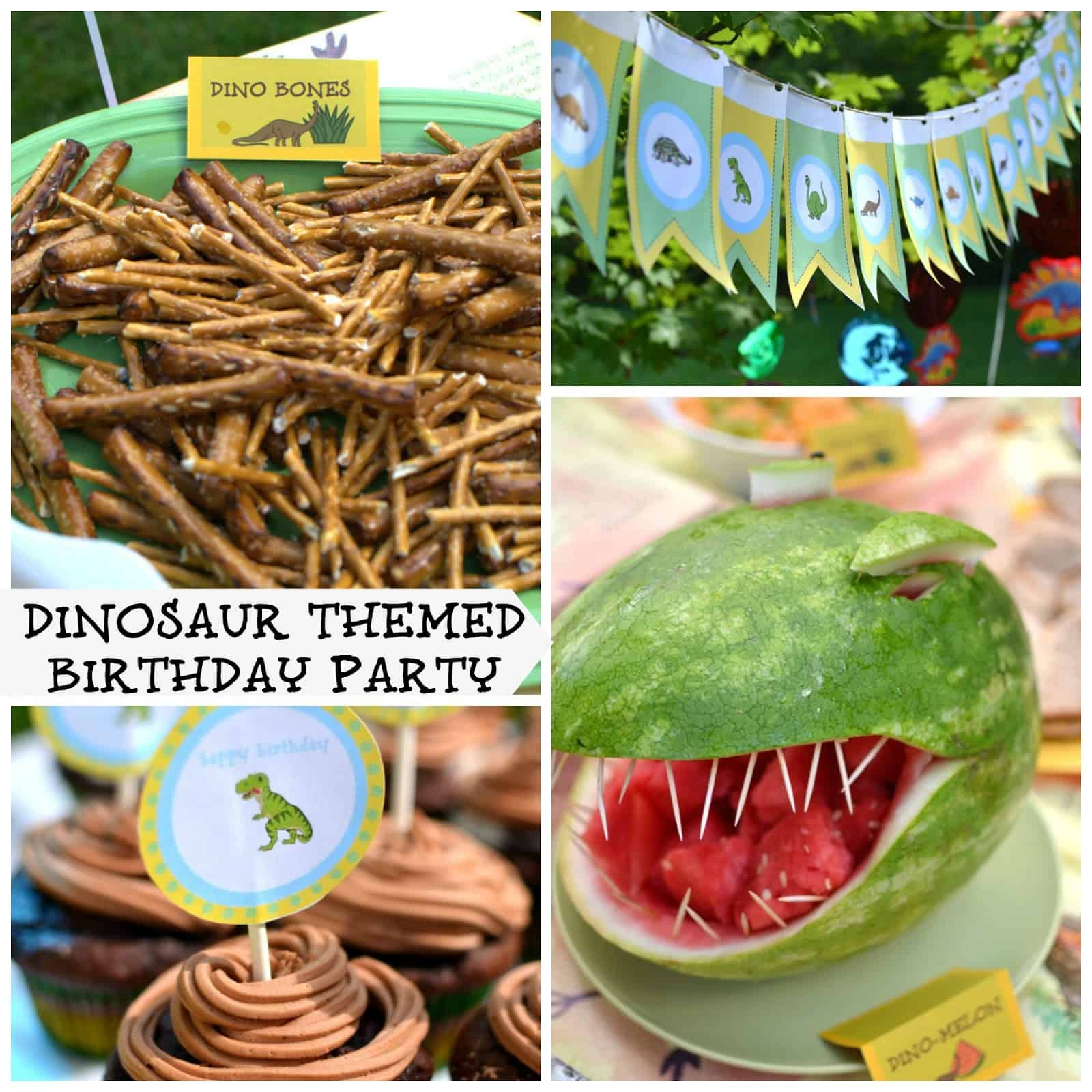Dinosaur Party Food Ideas
 Party with dinosaurs Dinosaur themed birthday party