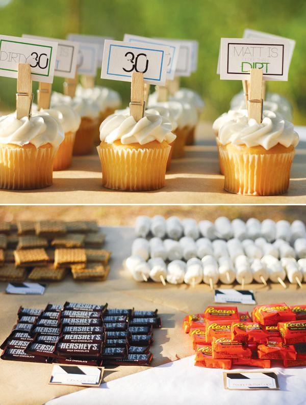 Dirty Thirty Birthday Party Ideas
 Modern "Dirty Thirty" Camping Party