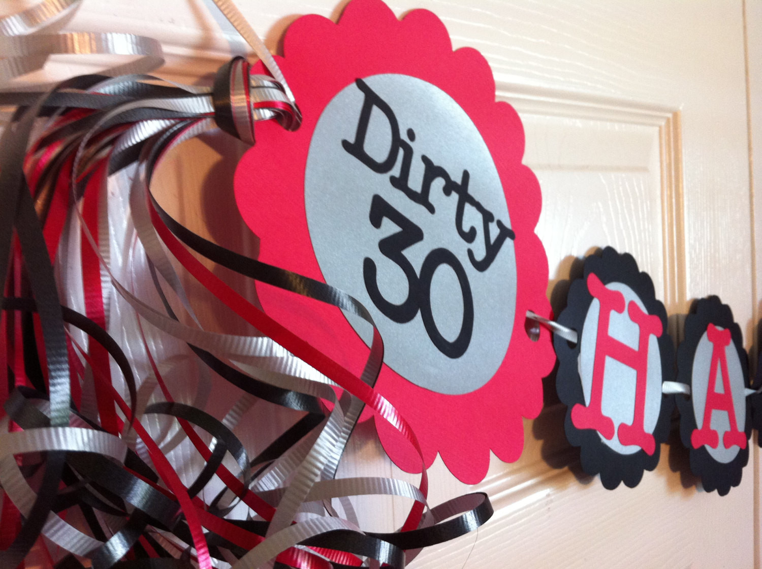 Dirty Thirty Birthday Party Ideas
 30th Birthday Decorations Dirty Thirty Personalization