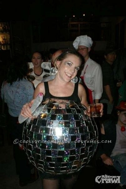 Disco Costume DIY
 Best Ever Homemade Disco Ball Costume