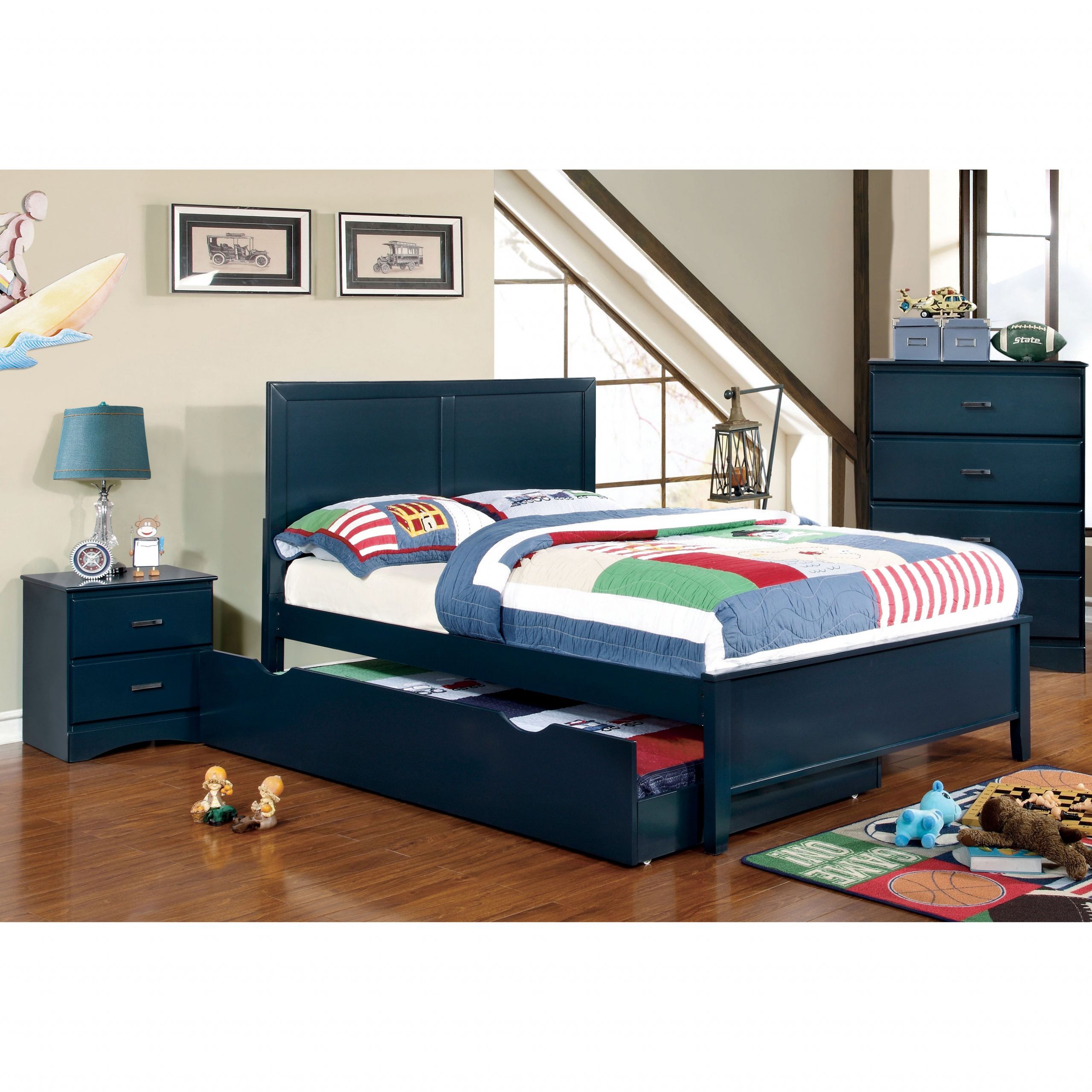 Discount Kids Bedroom Sets
 Furniture of America Colorpop 4 piece Full size Youth