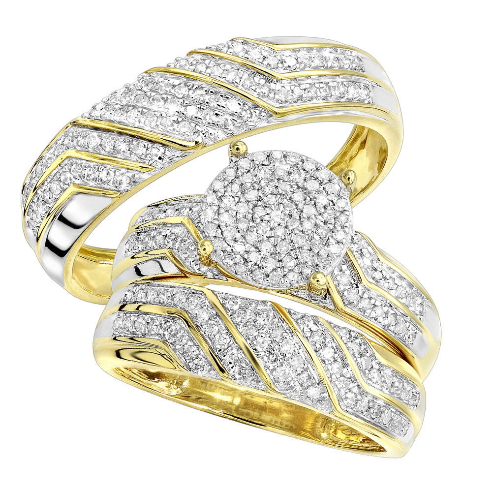 Discount Wedding Rings
 Cheap Round Diamond Engagement Ring Wedding Band Bridal