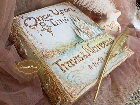 Disney Guest Book Wedding
 ce upon a Time Wedding Guest Book FairytaleWedding
