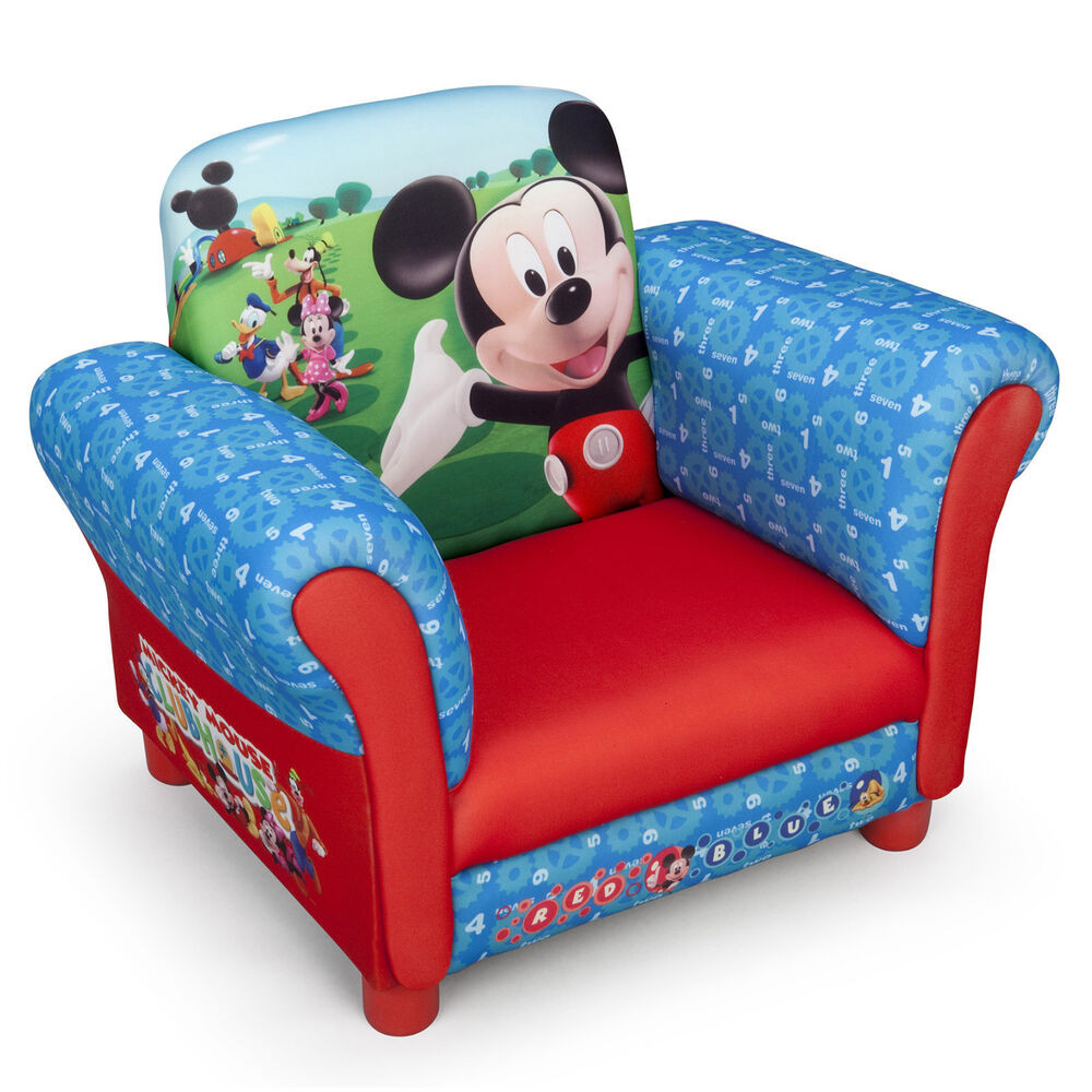 Disney Kids Chair
 NEW DELTA CHILDREN DISNEY MICKEY MOUSE UPHOLSTERED CHAIR