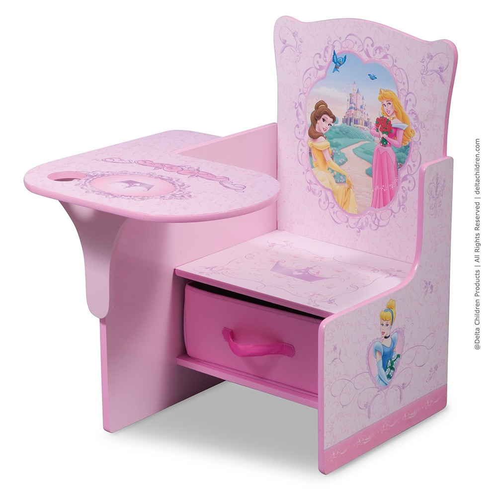 Disney Kids Chair
 Delta Disney Princess Kids Chair Desk with Storage Pink