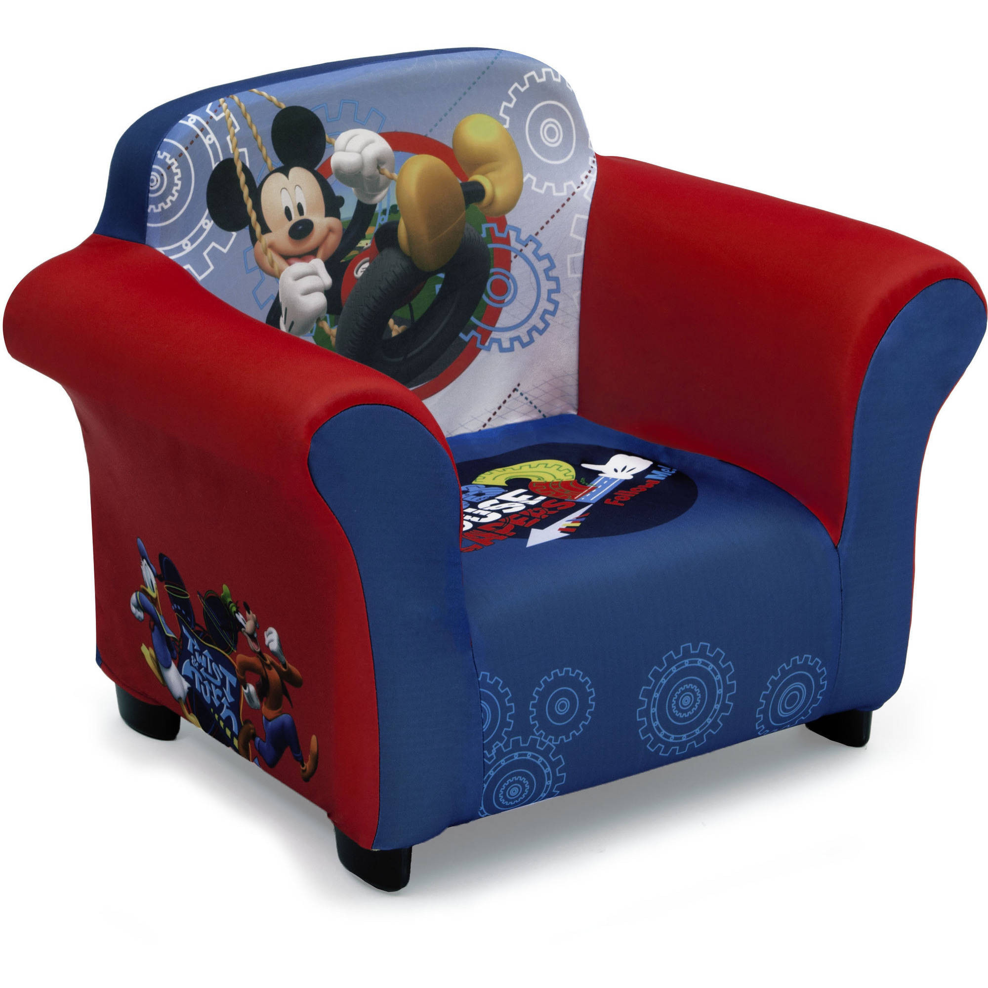 Disney Kids Chair
 Disney Mickey Mouse Kids Upholstered Chair with Sculpted