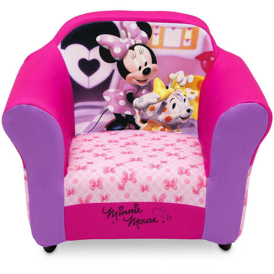 Disney Kids Chair
 Upholstered Chair Minnie Mouse Plastic Frame Toddler