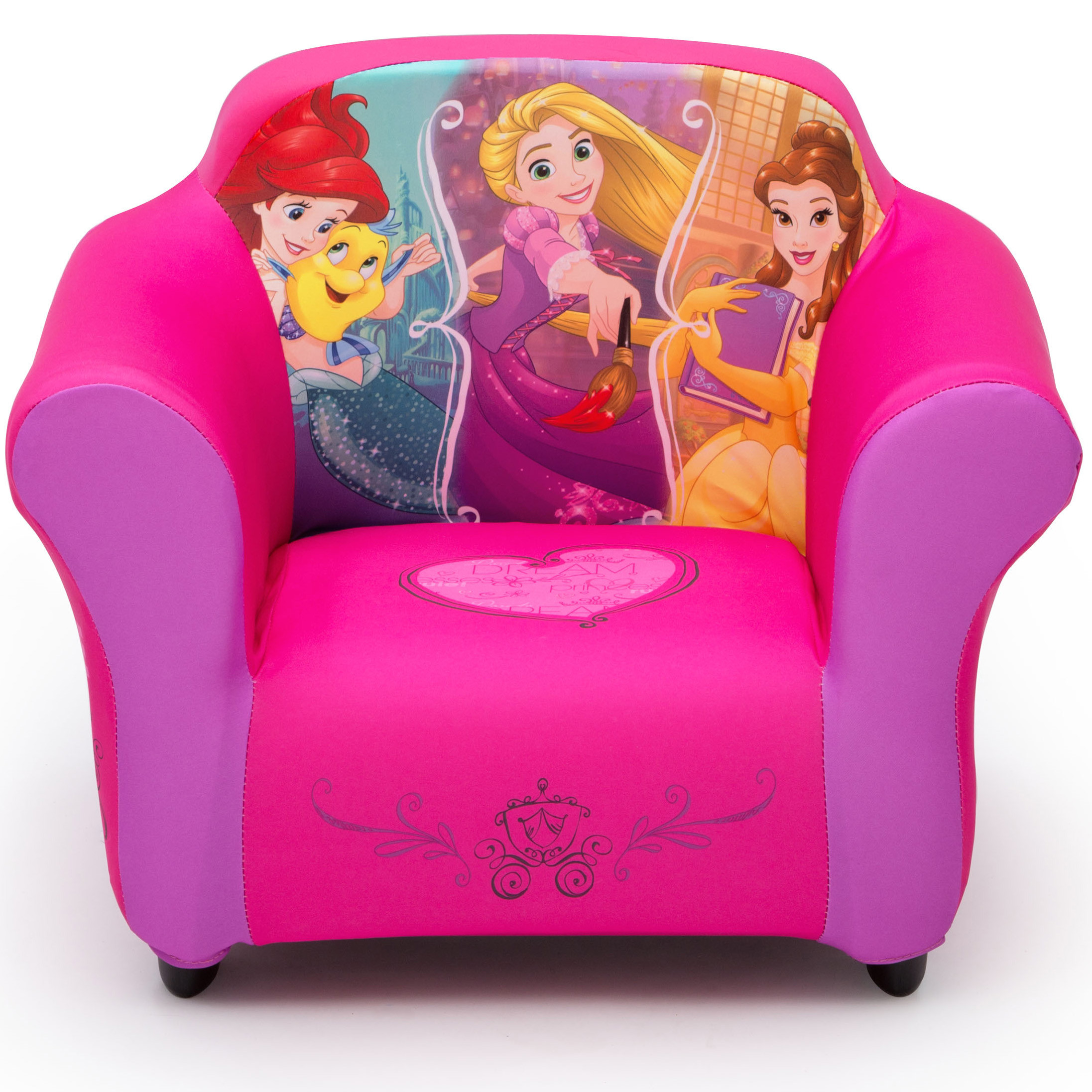 Disney Kids Chair
 Disney Princess Kids Upholstered Chair with Sculpted